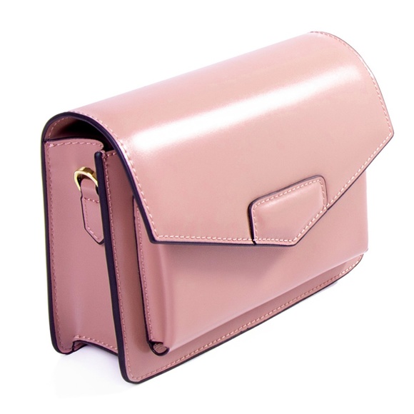 Bobbi 💯LEATHER Crossbody Bag - Dusty Pink - Picture 8 of 8